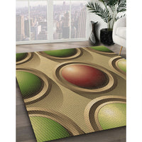 Patterned Brown Rug, pat1068brn