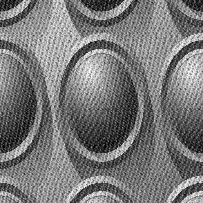 Patterned Dark Gray Rug, pat1068gry