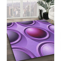 Patterned Purple Rug, pat1068pur