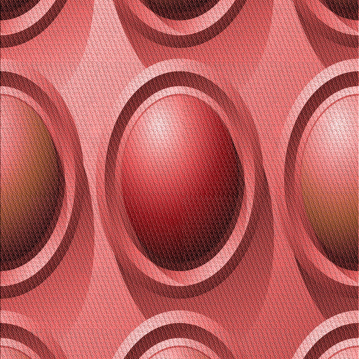 Patterned Red Rug, pat1068rd