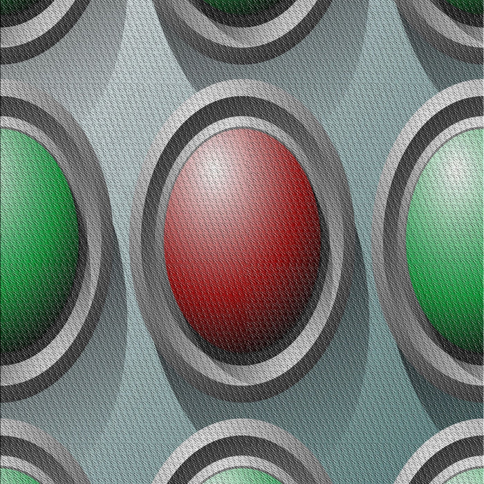 Patterned Black Novelty Rug, pat1068