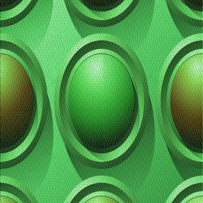 Patterned Neon Green Rug, pat1069grn