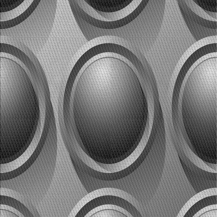 Patterned Black Rug, pat1069gry