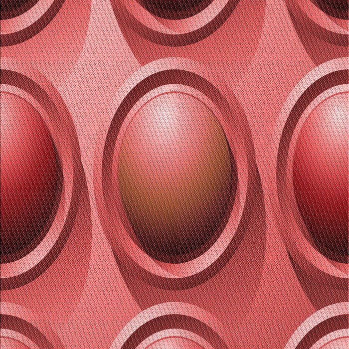 Patterned Red Rug, pat1069rd