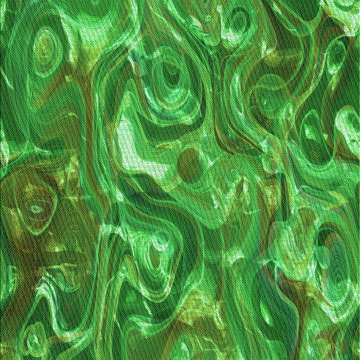 Machine Washable Transitional Green Rug, wshpat107grn