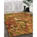 Machine Washable Transitional Orange Rug in a Family Room, wshpat107org