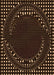 Patterned Sienna Brown Rug, pat1070org