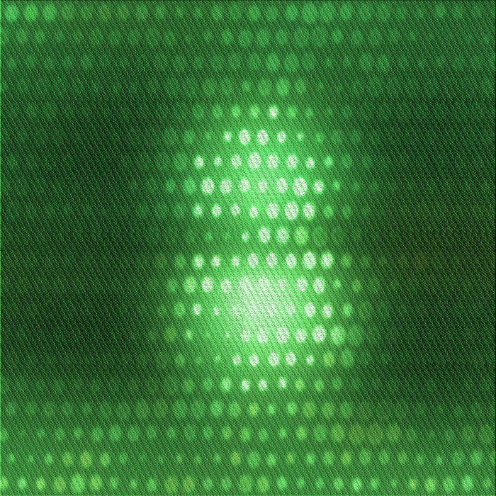 Round Machine Washable Transitional Deep Emerald Green Rug, wshpat1071grn