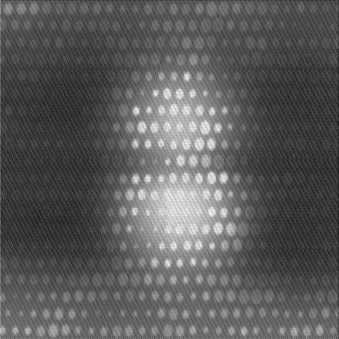 Round Patterned Gray Rug, pat1071gry