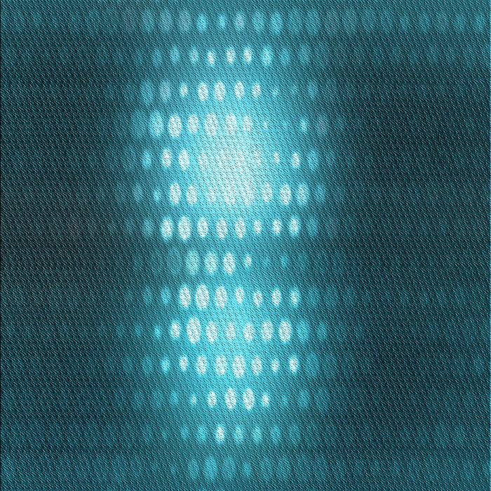 Patterned Dark Turquoise Green Rug, pat1071lblu