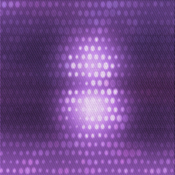 Round Machine Washable Transitional Bright Purple Rug, wshpat1071pur