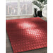 Patterned Red Rug in Family Room, pat1071rd