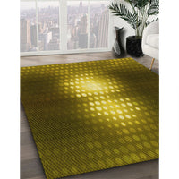 Patterned Bakers Brown Rug, pat1071yw