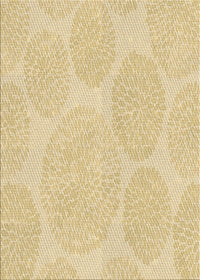 Machine Washable Transitional Sun Yellow Rug, wshpat1072brn