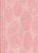 Patterned Pastel Red Pink Rug, pat1072rd