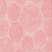 Round Patterned Pastel Red Pink Rug, pat1072rd