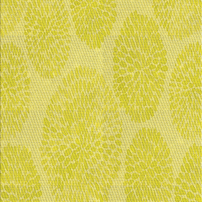 Patterned Yellow Rug, pat1072yw