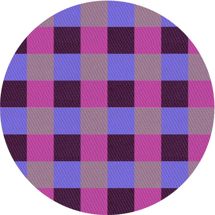 Square Patterned Medium Purple Rug, pat1073pur