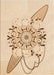Patterned Bronze Brown Rug, pat1074org