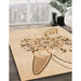 Patterned Bronze Brown Rug in Family Room, pat1074org
