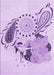 Patterned Purple Rug, pat1075pur