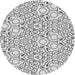Square Patterned Platinum Gray Rug, pat1076gry