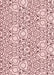 Machine Washable Transitional Light Rose Pink Rug, wshpat1076rd