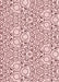 Patterned Light Rose Pink Rug, pat1076rd