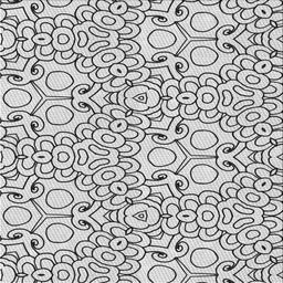 Sideview of Machine Washable Transitional White Smoke Rug, wshpat1076