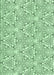 Machine Washable Transitional Mint Green Rug, wshpat1077grn