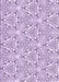 Machine Washable Transitional Purple Flower Purple Rug, wshpat1077pur