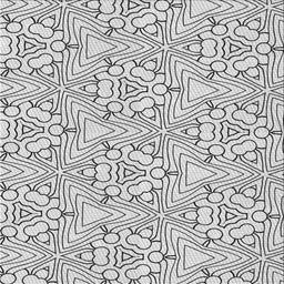 Square Patterned Gray Novelty Rug, pat1077