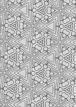 Patterned Gray Novelty Rug, pat1077