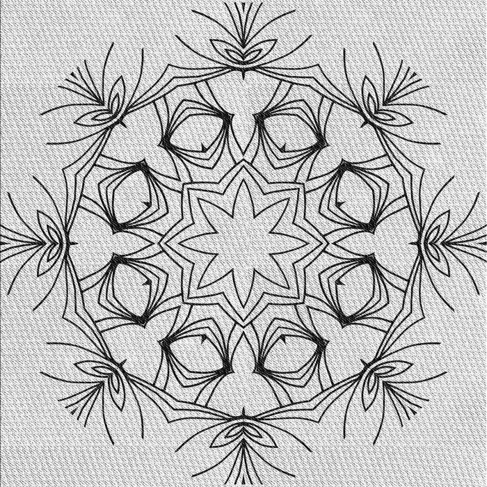 Machine Washable Transitional White Smoke Rug, wshpat1078