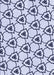 Patterned Lavender Blue Rug, pat1079blu