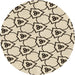 Square Patterned Wheat Beige Rug, pat1079brn