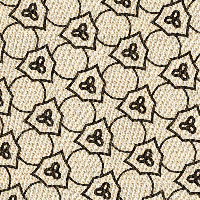 Patterned Wheat Beige Rug, pat1079brn