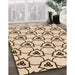 Patterned Light Brown Rug in Family Room, pat1079org