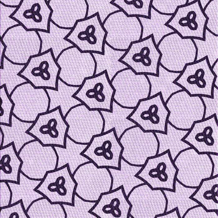 Patterned Purple Flower Purple Rug, pat1079pur