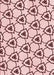 Patterned Light Rose Pink Rug, pat1079rd