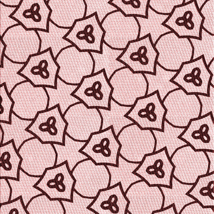 Patterned Light Rose Pink Rug, pat1079rd