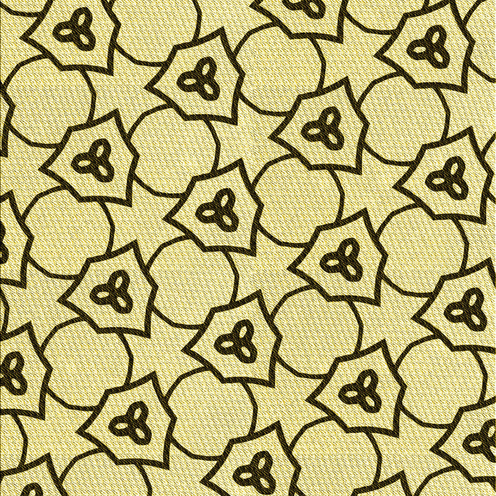 Patterned Harvest Gold Rug, pat1079yw