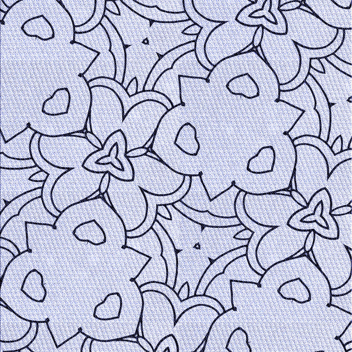 Patterned Lavender Blue Rug, pat1080blu