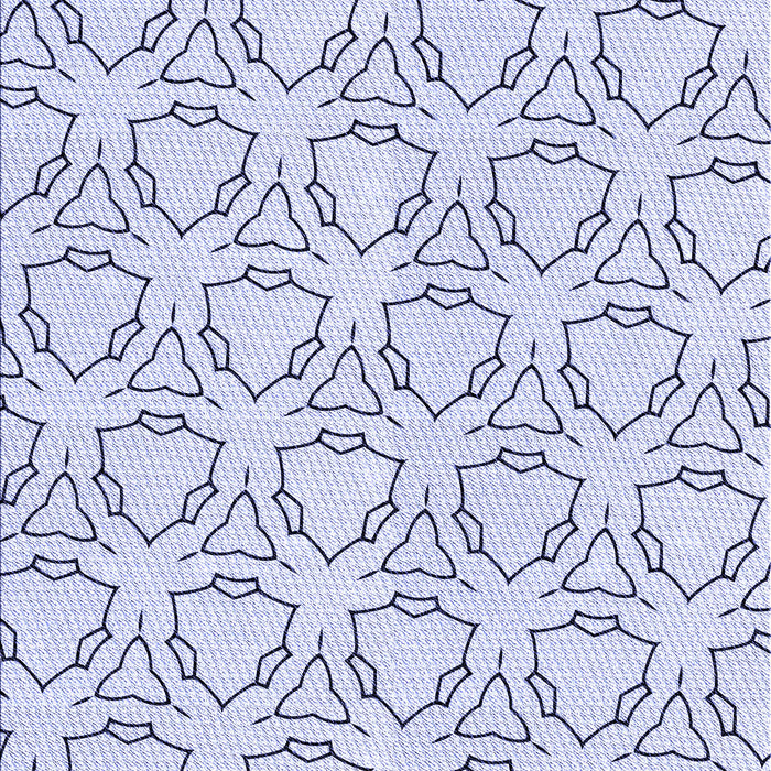 Patterned Lavender Blue Rug, pat1081blu