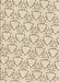 Patterned Moccasin Beige Rug, pat1081brn