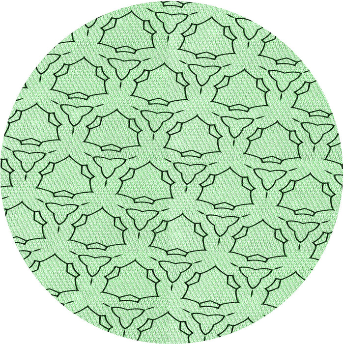 Square Machine Washable Transitional Mint Green Rug in a Living Room, wshpat1081grn