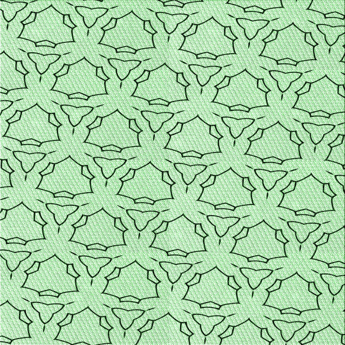 Round Machine Washable Transitional Mint Green Rug, wshpat1081grn