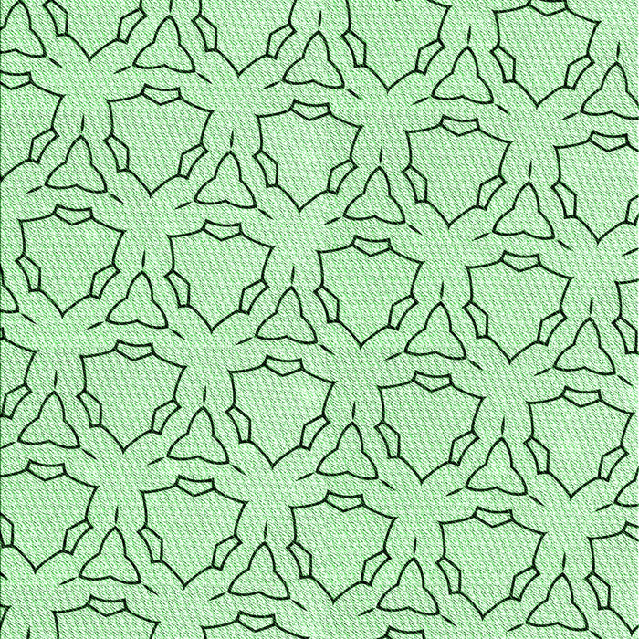 Machine Washable Transitional Mint Green Rug, wshpat1081grn