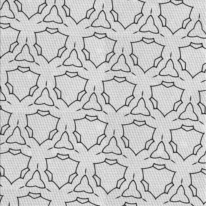 Patterned Platinum Gray Rug, pat1081gry