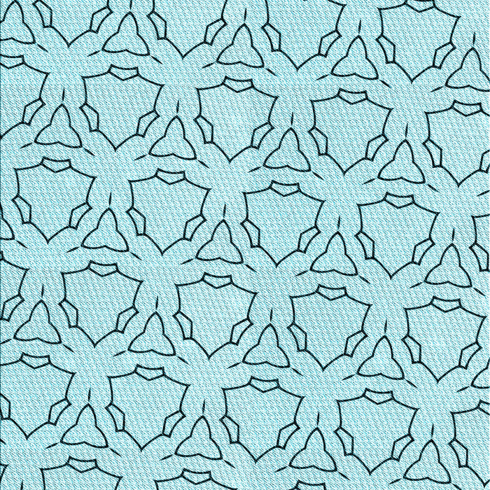 Patterned Electric Blue Rug, pat1081lblu